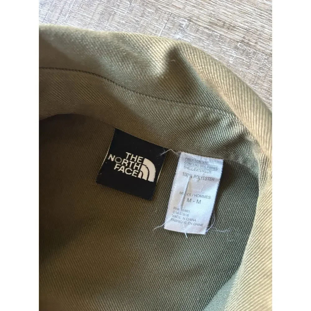 The North Face Archive Utility Safari Shirt Men’s M Olive Tactical Roll Tab